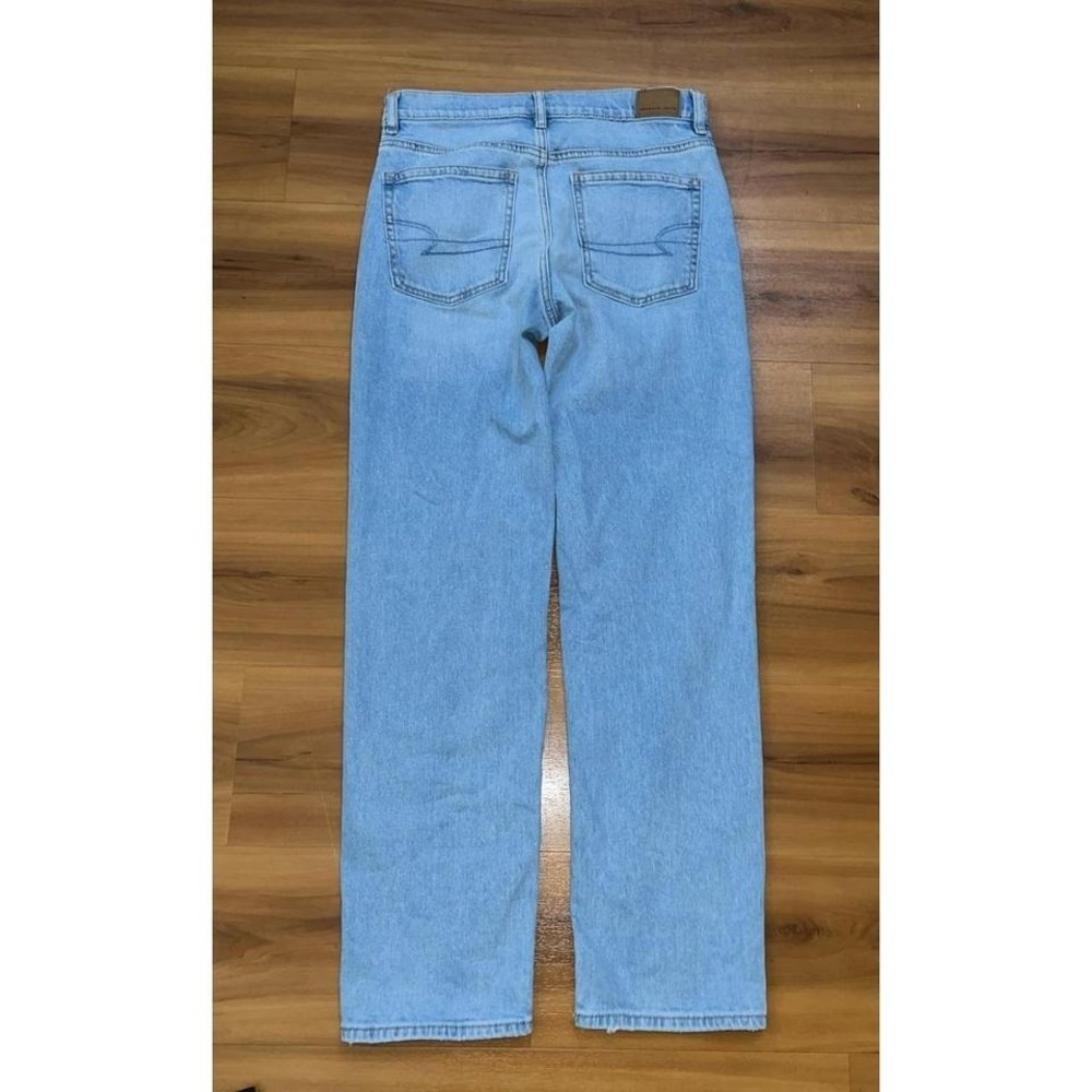 Womens American Eagle Super High Rise Straight Denim Jeans - Picture 3 of 6
